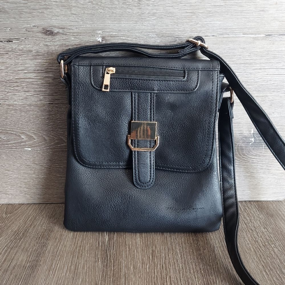 Maya Reyes Black Crossbody Bag